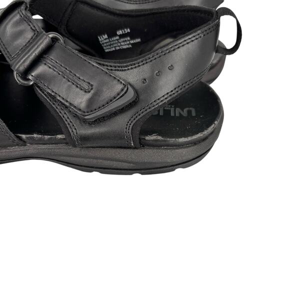 Vintage 90's Unlisted Kenneth Cole Fisherman Sandals Mens Sz 11 M Black Leather - Picture 4 of 11